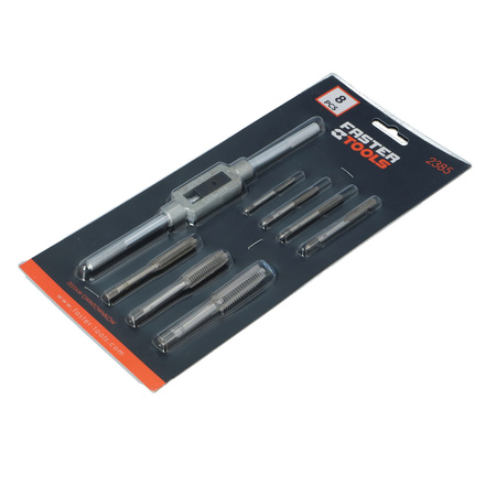 FASTER TOOLS Komplet gwintowników z pokrętłem 8 cz. M3-M12