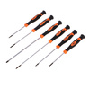 FASTER TOOLS Wkrętaki precyzyjne długie - zestaw 6szt.