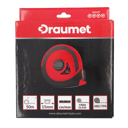 DRAUMET taśma miernicza ABS 50m x 15mm