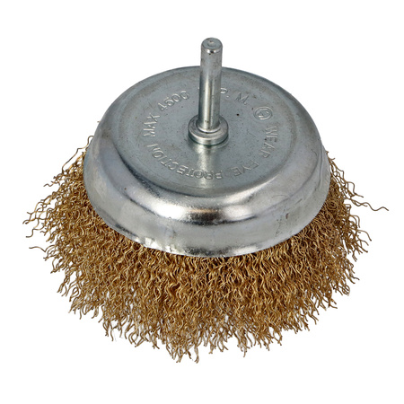 FASTER TOOLS Szczotka doczołowa, trzpień mosiądz. 100 30