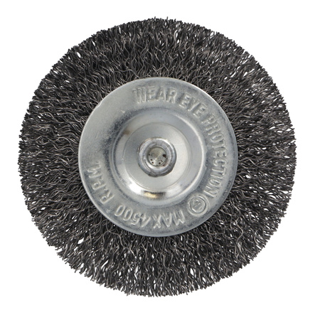FASTER TOOLS Szczotka tarczowa, trzpień stalowa 80 20