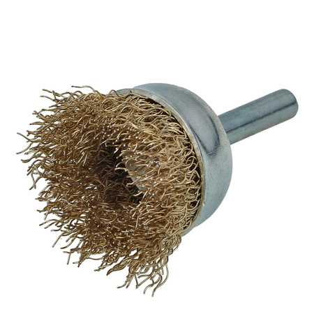 FASTER TOOLS Szczotka doczołowa, trzpień mosiądz. 30 mm