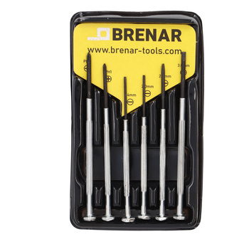 BRENAR Wkrętaki precyzyjne zestaw - 6szt