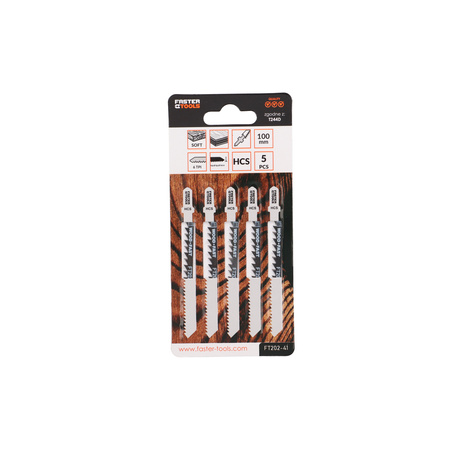 FASTER TOOLS Brzeszczot do wyrzynarki, uchwyt T, T244D 6 100