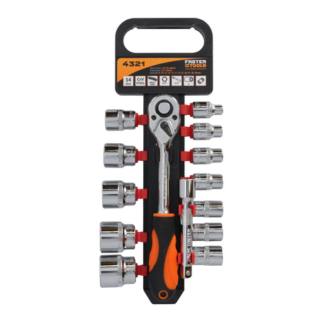 FASTER TOOLS Zestaw 14 cz. 1/2&quot; 8-32 mm