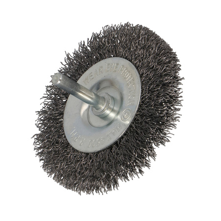 FASTER TOOLS Szczotka tarczowa, trzpień stalowa 80 20