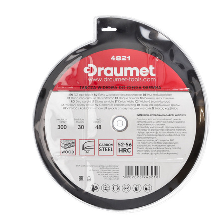 DRAUMET Tarcza widiowa 300x30 48 2,0 3,2