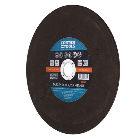 FASTER TOOLS Tarcza do cięcia metalu 300 x 3,2