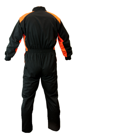 PROTECT2U kombinezon roboczy czarno-pomarańczowy KG-027 S