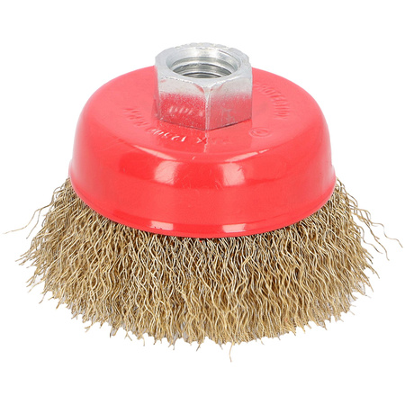 FASTER TOOLS Szczotka doczołowa mosiądz. Gwint M14 60 20