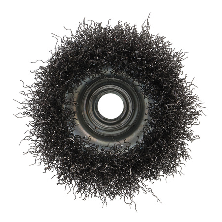 FASTER TOOLS Szczotka doczołowa stalowa. Gwint M14 80 mm