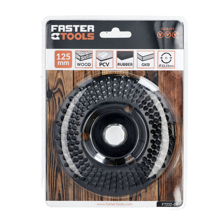 FASTER TOOLS tarcza tarnik kątowy 125mm gradacja wstępna