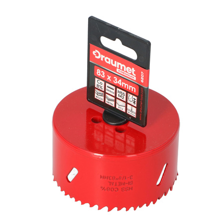 DRAUMET PREMIUM otwornica BI-METAL CO 8% 83x34mm