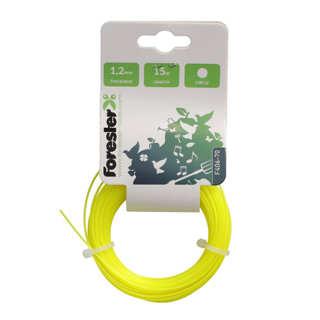 FORESTER żyłka do koszenia 1,2 mm x 15 m x okrągła - ZESTAW 20 szt.