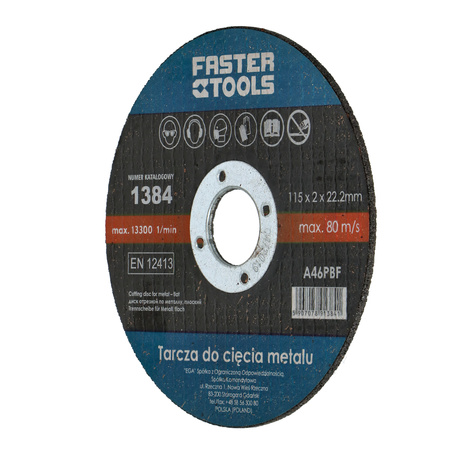 FASTER TOOLS Tarcza do cięcia metalu 300 x 3,2