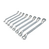 FASTER TOOLS klucze oczkowe wygięte satyna 8cz. 6-22mm