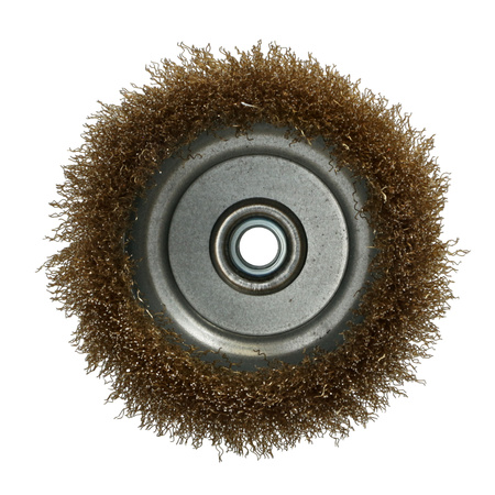 FASTER TOOLS Szczotka doczołowa mosiądz. Gwint M14 125 mm