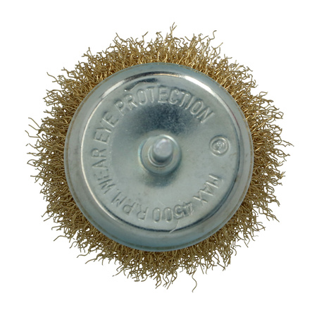 FASTER TOOLS Szczotka doczołowa, trzpień mosiądz. 75 20