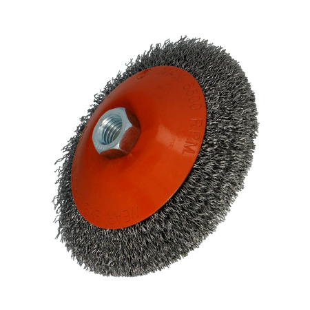 FASTER TOOLS Szczotka kątowa stalowa. Gwint M14 120 25