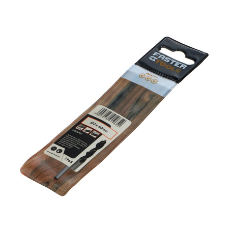 FASTER TOOLS Wiertła spiralne do drewna 4 75