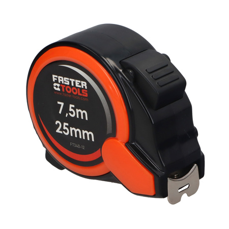 FASTER TOOLS Miara zwijana 7,5 m x 25 mm