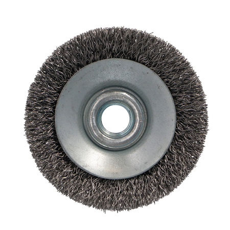 FASTER TOOLS Szczotka kątowa stalowa. Gwint M14 80 15