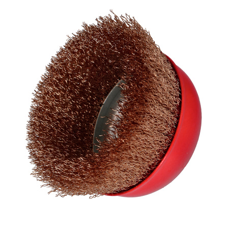 FASTER TOOLS Szczotka doczołowa mosiądz. Gwint M14 100 mm