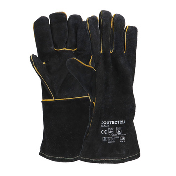 PROTECT2U rękawice spawalnicze BLACK R10