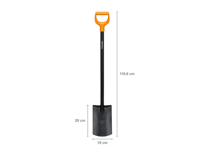 Fiskars Szpadel prosty Solid 1066717/1003456