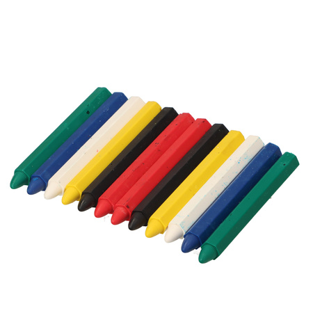 FASTER TOOLS kreda techniczna do znakowania kolorowa 12szt.