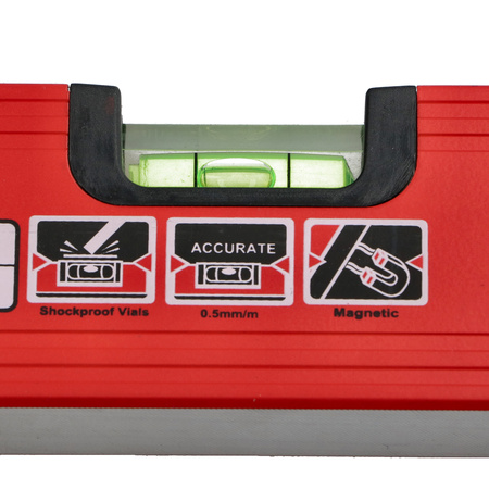 DRAUMET PREMIUM Poziomica z 3 libelkami i magnesem 50 cm