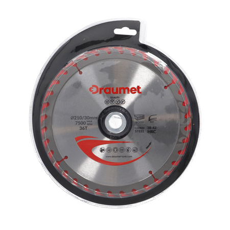 DRAUMET Tarcza widiowa 210x30 36 1,6 2,2