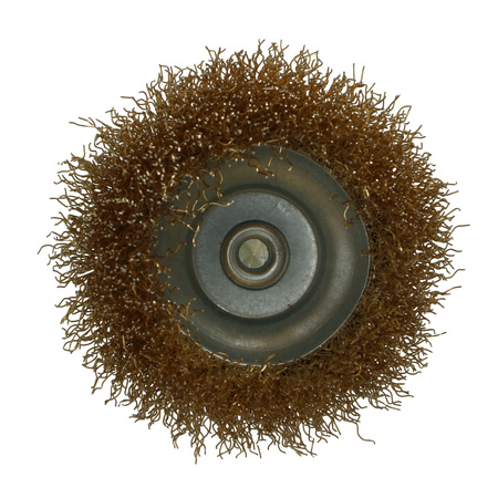 FASTER TOOLS Szczotka doczołowa, trzpień mosiądz. 75 20