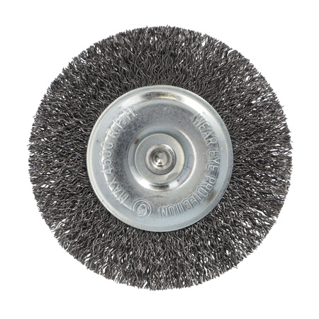 FASTER TOOLS Szczotka tarczowa, trzpień stalowa 100 20