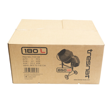 TRESNAR betoniarka 180l 850W