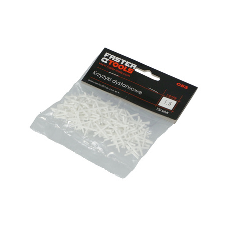 FASTER TOOLS krzyżyki dystansowe 1,5mm (150 szt.)