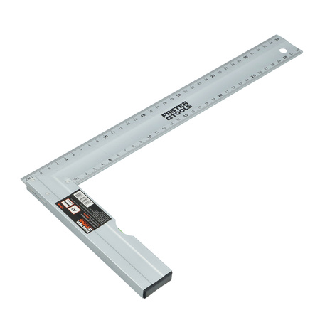 FASTER TOOLS Kątownik aluminiowy z poziomicą 250 mm