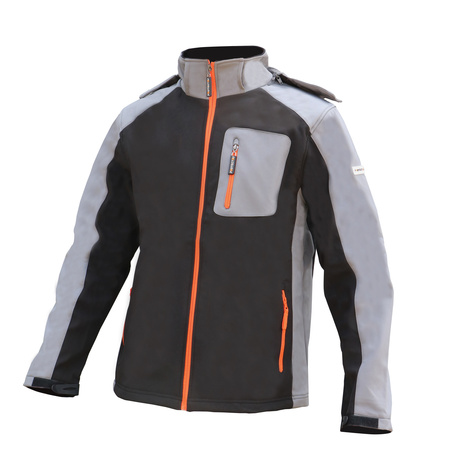 PROTECT2U Kurtka SoftShell z kapturem S