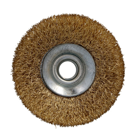 DRAUMET Szczotka kątowa mosiądzowana z gwintem M14 80 15