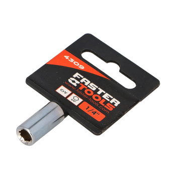 FASTER TOOLS Adapter do bitów 1/4" kwadrat-sześciokąt