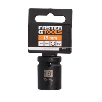 FASTER TOOLS Nasadki udarowe 1/2" 19 mm
