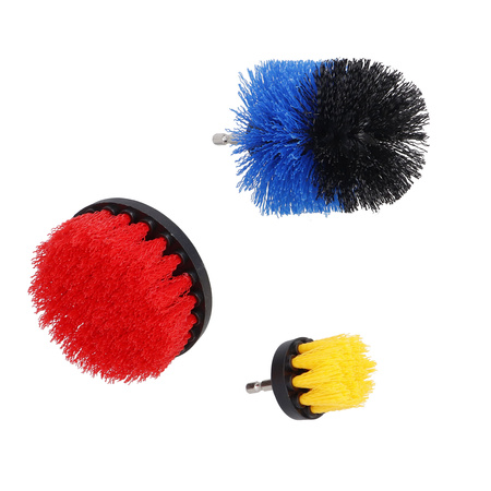 BRENAR zestaw szczotek do czyszczenia felg na wiertarkę