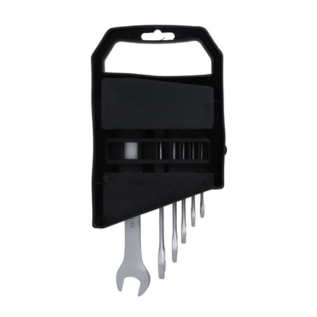 FASTER TOOLS klucze płaskie satyna 6cz. 6-17mm