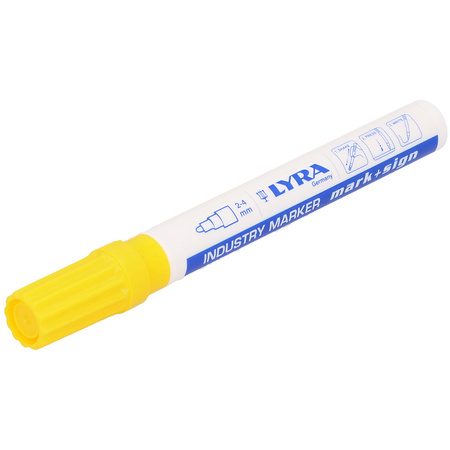 LYRA Marker permanentny INDUSTRY czerwony