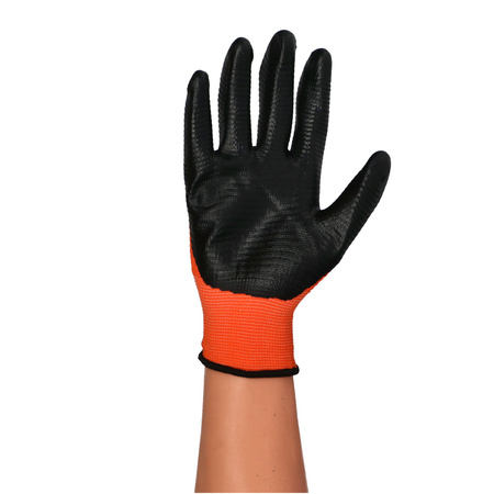 PROTECT2U rękawice karbowane ORANGE R9 zawieszka