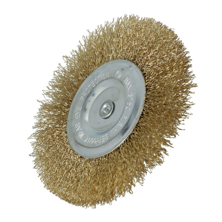 FASTER TOOLS Szczotka tarczowa, trzpień mosiądz 120 35