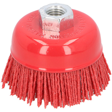 FASTER TOOLS Szczotka doczołowa M14 nylonowa 75 mm