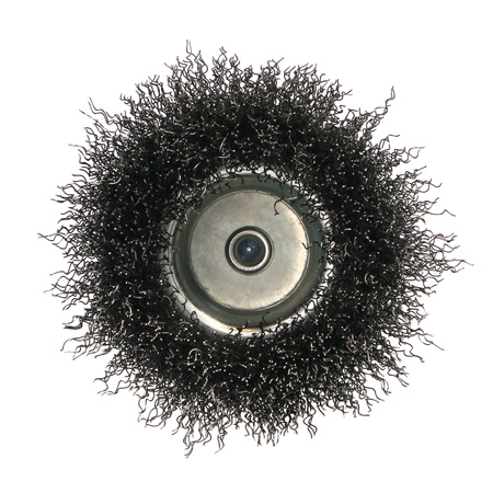 DRAUMET Szczotka doczołowa stalowa z trzpieniem 100 25