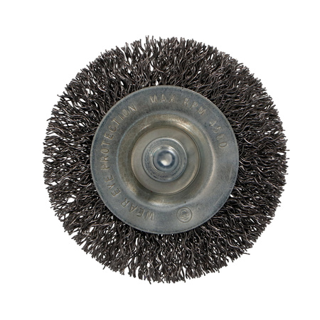 DRAUMET Szczotka tarczowa stalowa z trzpieniem 60 mm