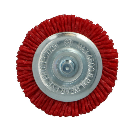 FASTER TOOLS Nylonowa szczotka tarczowa z trzpieniem 50
